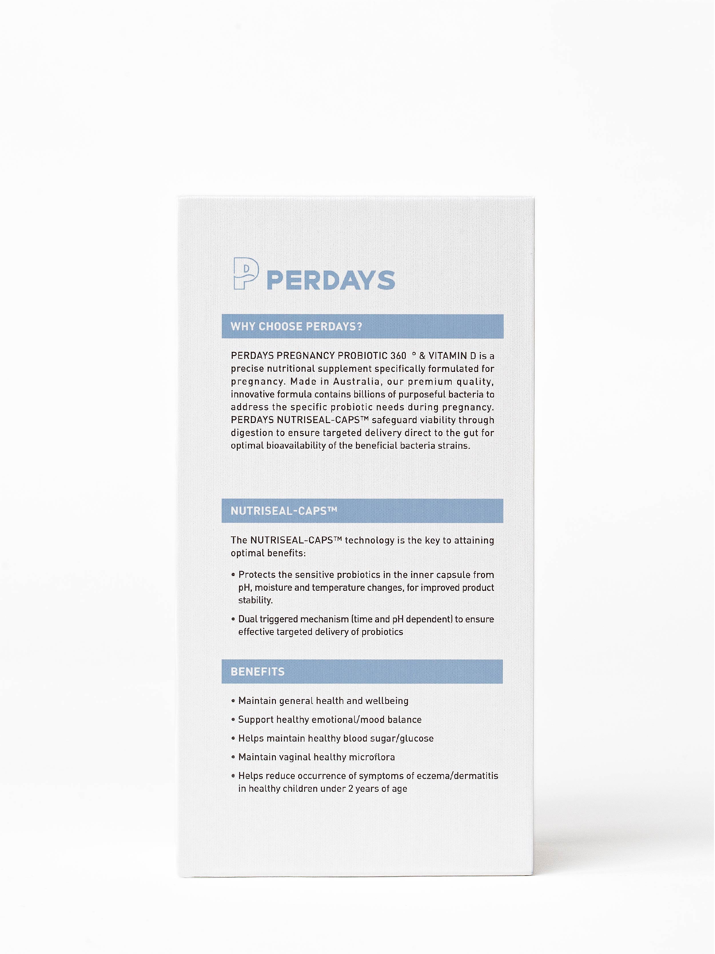 Perdays Probiotic 360° & Vitamin D