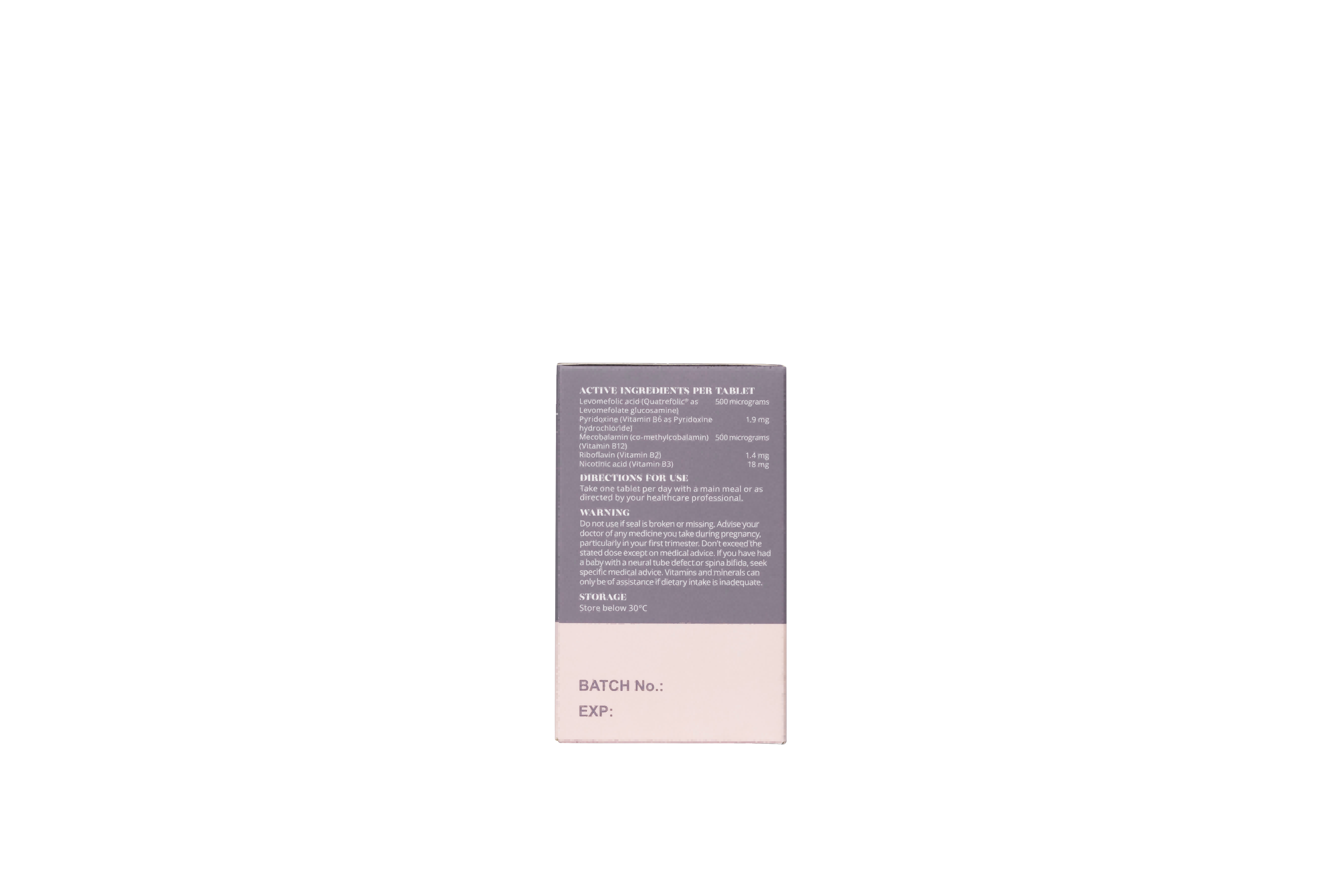 Preconception Activated Folate & B-vitamins
